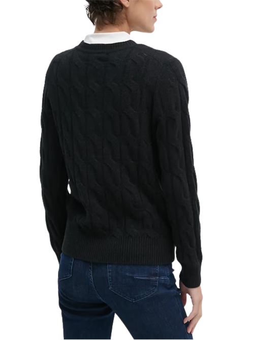 Maglioncino in lana a trecce Tommy Hilfiger | WW0WW43586BDS